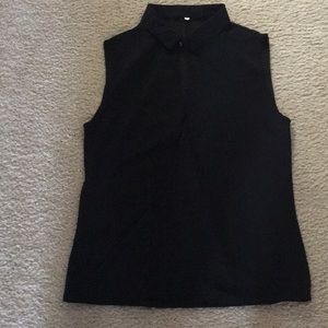 Black sleeveless